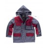 Parka acolchada con vivos reflectantes WORKTEAM WF1858