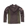 Chaqueta Workshell combinada WORKTEAM S8610 con capucha