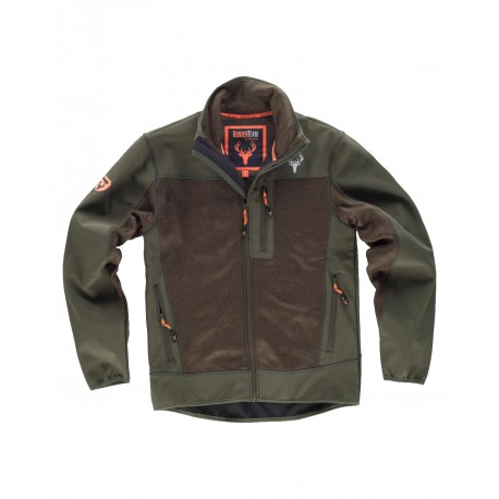 Chaqueta Workshell y tejido de punto WORKTEAM S8650 combinada