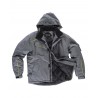 Parka acolchada impermeable WORKTEAM S1150 con capucha