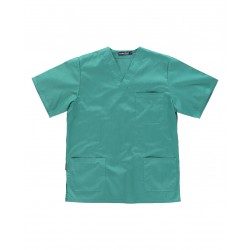 Casaca sanitaria unisex M/Corta WORKTEAM B9200