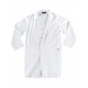 Bata unisex manga larga WORKTEAM B6700 cierre corchetes