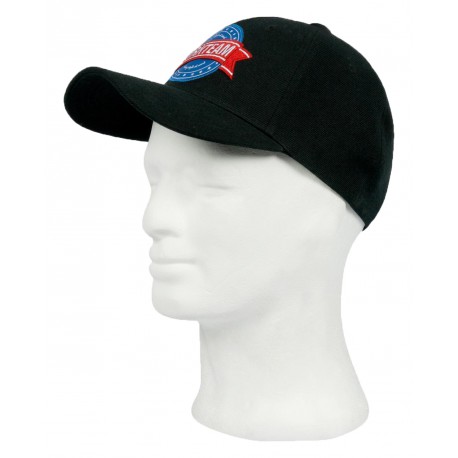 Gorra de sarga WORKTEAM WFA905 con logo bordado