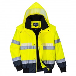 Chaqueta Glowtex 3 en 1 de alta visibilidad PORTWEST G465