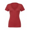 Camiseta cuello V Triblend mujer BELLA+CANVAS 8435