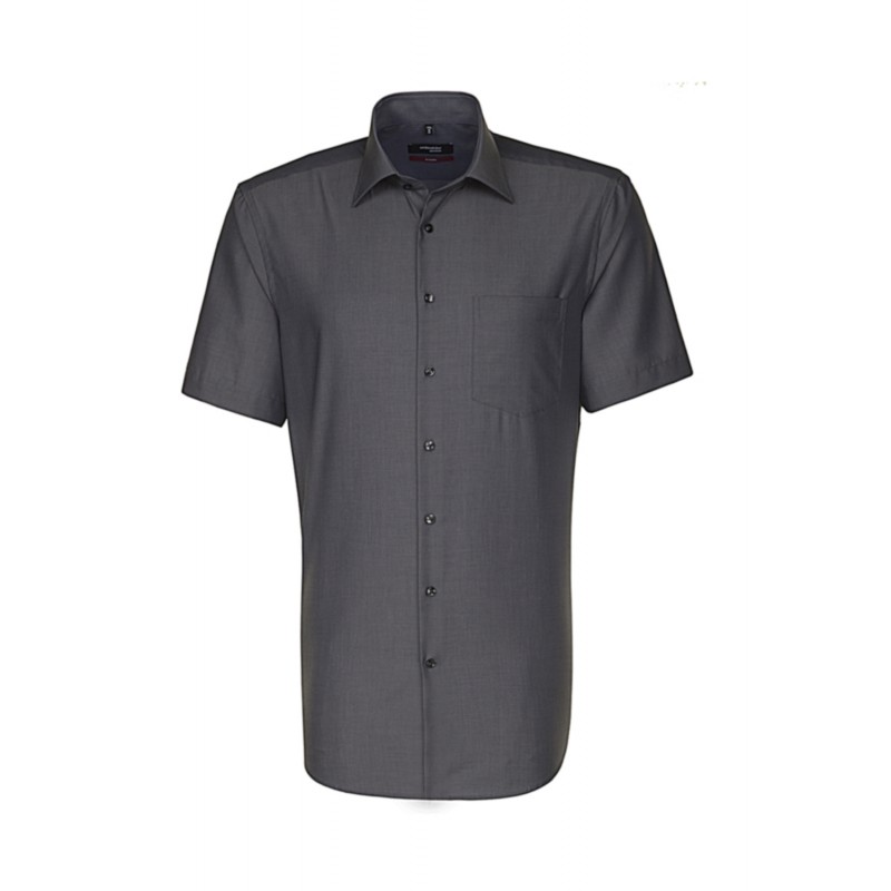 Shirts Review Seidensticker Camisa De Negocios Para Hombre, Azul, 42 Splendesto Shirts