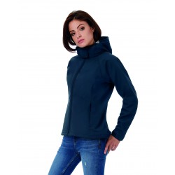 Chaqueta Hooded Softshell Mujer B&C JW937