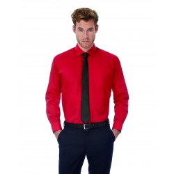 Dificil perfil Competidores Camisas de hombre manga larga Color Rojo, compra online