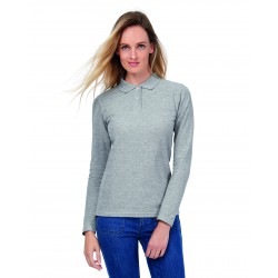 Polo M/Larga mujer ID.001 B&C PWI13