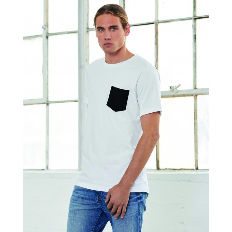 Camiseta con bolsillo de hombre BELLA+CANVAS 3021