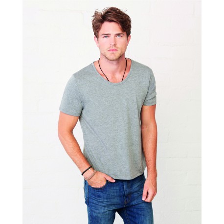 Camiseta de cuello ancho hombre BELLA+CANVAS 3406