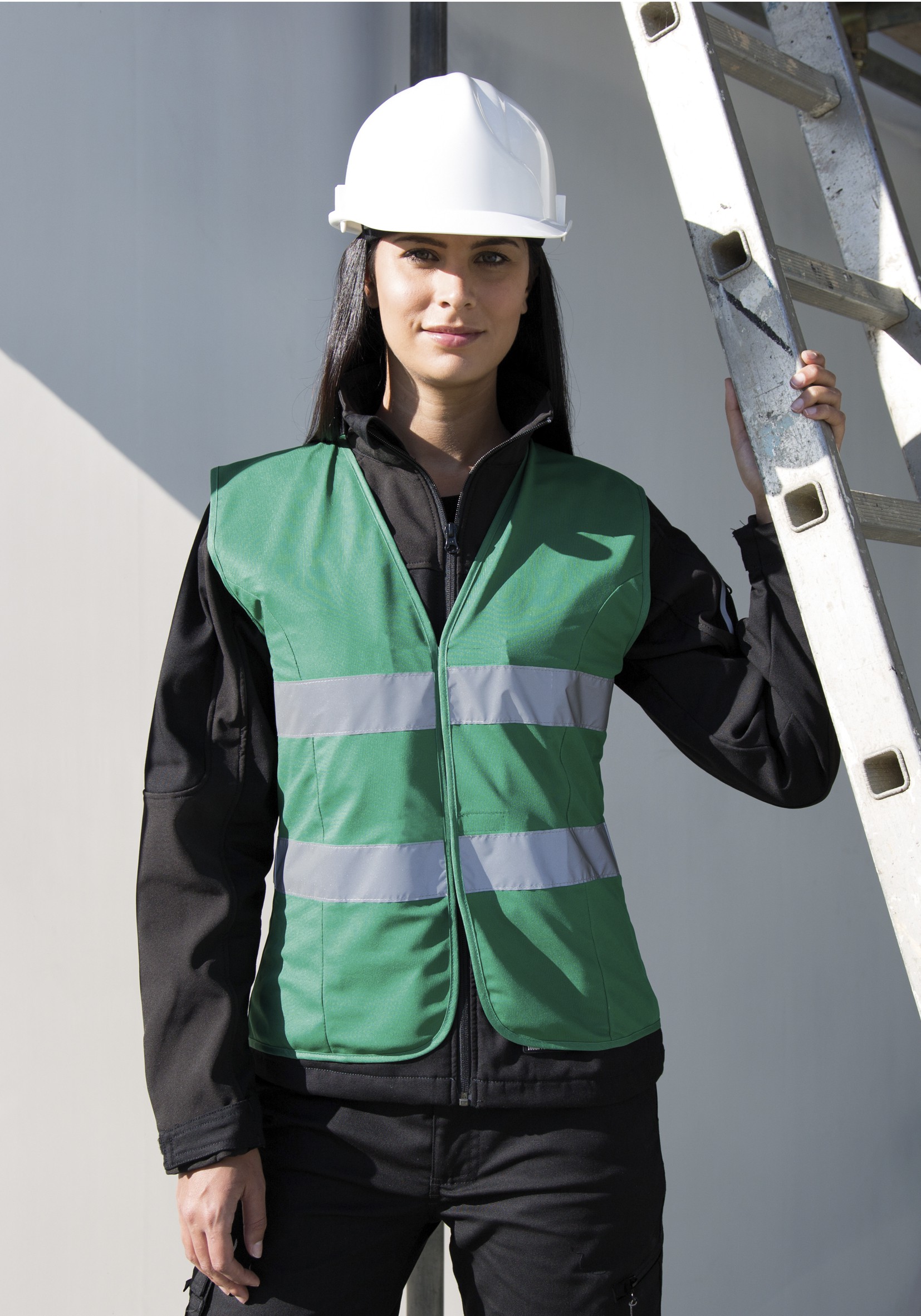 A-SAFETY - Chalecos de seguridad rosa para mujer, chaleco de seguridad de  trabajo con bandas reflectantes, talla M