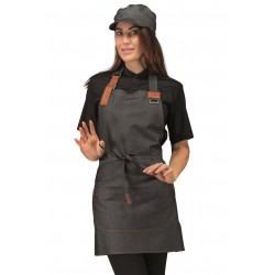 Delantal de cocina, Chef line black apron – Delantales Originales y  Delantales de Cocina