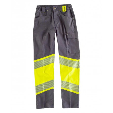 Pantalón aboral combinado WORKTEAM C2718 de alta visibilidad