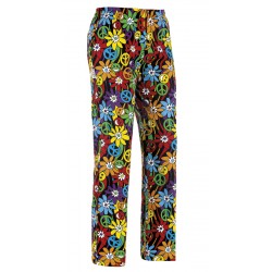 Pantalón unisex de cocina EGOCHEF 3502147A PEACE AND LOVE