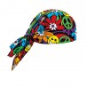 Bandana de cocina o sanidad EGOCHEF 7002147A PEACE AND LOVE (pack 2 uds.)