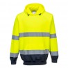 Sudadera bicolor con capucha PORTWEST B316