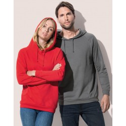 Sudadera unisex con capucha y manga ranglán STEDMAN ST4200