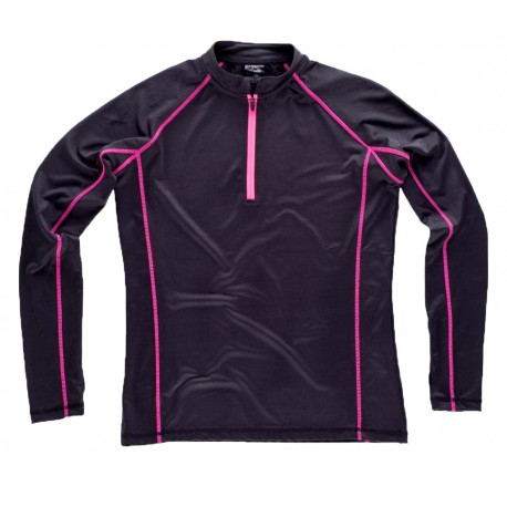 Sudadera deportiva para mujer y cuello cremallera WORKTEAM S7555