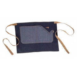 Delantal francés corto WORKTEAM M717 en tejido vaquero y canvas