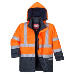 Parka multiprotección de alta visibilidad Bizflame Rain PORTWEST S779