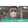 Mascarilla FFP2 ROLY CURIE 9925 (Caja 25 Unidades)