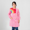 Bata escolar con botones GARYS 5982 Arcoiris