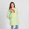 Bata escolar con botones GARYS 5982 Arcoiris