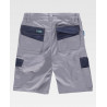 Bermuda multibolsillos elástica WORKTEAM WF2617 combinada