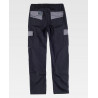 Pantalón elástico combinado WORKTEAM WF2650 multibolsillos