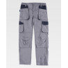 Pantalón elástico combinado WORKTEAM WF2650 multibolsillos