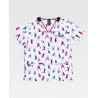 Casaca sanitaria unisex WORKTEAM B9856 estampada