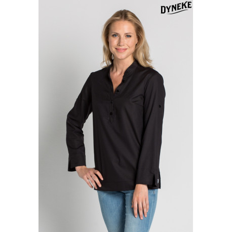 Camisa mujer "arenasmar" negra DYNEKE 8535841