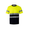 Camiseta alta visibilidad Velilla 305509 reflectante segmentada