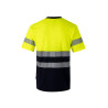 Camiseta alta visibilidad Velilla 305509 reflectante segmentada