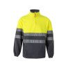 Forro polar bicolor alta visibilidad VELILLA 182