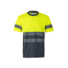 Camiseta técnica bicolor alta visibilidad VELILLA 305506