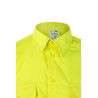 Camisa bicolor alta visibilidad manga corta VELILLA 142