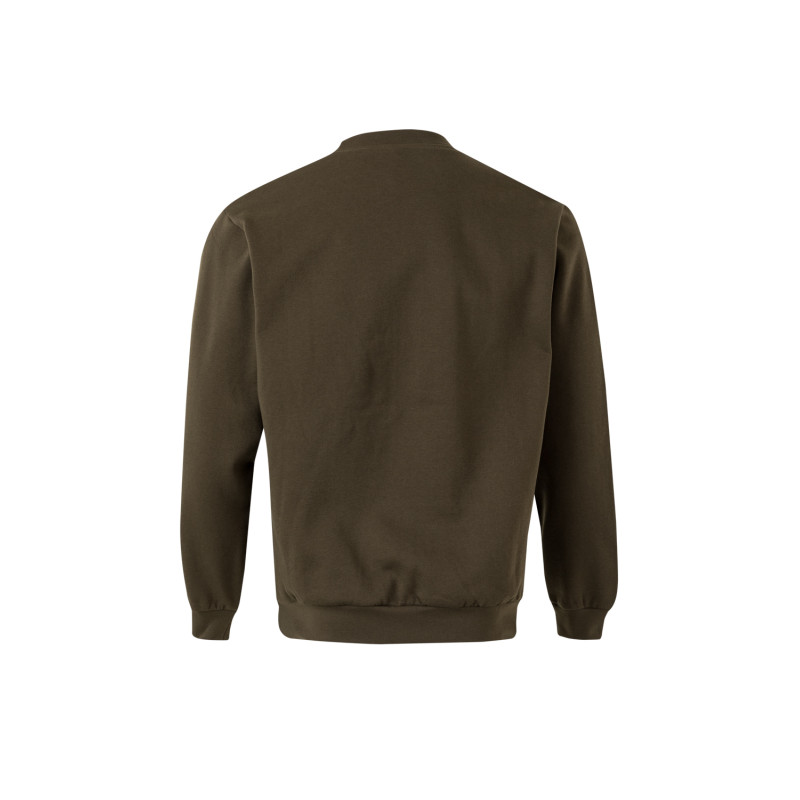 VELILLA 105701 Felpa Unisex Da Lavoro A Maniche Lunghe, Girocollo, Interno In Peluche, 65% Poliestere 35% Cotone, 260gr/m2, Taglie XS-3XL