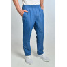 Pantalón microfibra azul con bolsillos DYNEKE 9929482