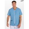 Chaqueta sanitaria de manga corta y cremallera para hombre DYNEKE 8808