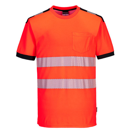 Camiseta de alta visibilidad Protección Civil PORTWEST T181