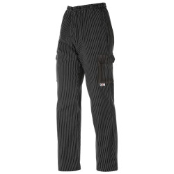 Pantalon cocinero Multibolsillos EGOCHEF 204054 Rayas Unisex Cocina