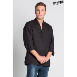 Camisa hombre "arenasmar" negra DYNEKE 8682586