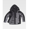 Parka combinada y acolchada WORKTEAM WF2858 con capucha