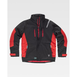 Parka combinada e acolchoada WORKTEAM WF2858 com capuz