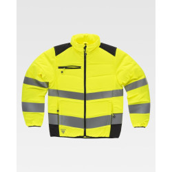 Chaqueta antifrío WORKTEAM C2951 de alta visibilidad