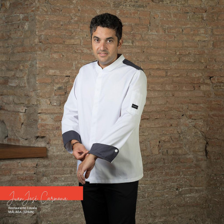 Chaqueta de cocina hombre GASTRO CHEF 9336 Helios