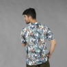 Camisa de hostelería GARYS HAWAI PALMA estampada