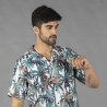 Camisa de hostelería GARYS HAWAI PALMA estampada